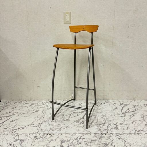 19175 桜屋工業㈱ 木製カウンターチェア 高さ860 ◇大阪市内・東大阪市