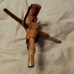 へら鮒　一点物手作り自然木目万力セットの画像