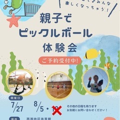 ピックルボール　親子で体験会⑅︎◡̈︎*