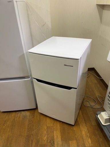 パーツ欠品の為激安販売!! Hisense コンパクトタイプ 2ドア冷蔵庫 93L 2019年 HR-B95A