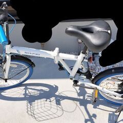 お譲り先決まりました☆ 折りたたみ自転車 20インチ タイヤ交換必要