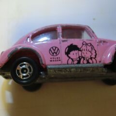 ★希少、★1977年、TOMICA（トミカ、フォルクスワーゲン　ビートル/ピンク　★F20です（詳しい方に）、年代物にご理解ある方のみ、★お問い合わせ前プロフィール必読ですの画像