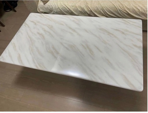 大理石風　ダイニングテーブル