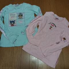 140cmＬОＬの服と他まとめ売り☆セットアップ☆とてもシミ汚れ毛玉多いですの画像