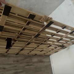 ニトリ  すのこベットフレーム　セミダブルの画像