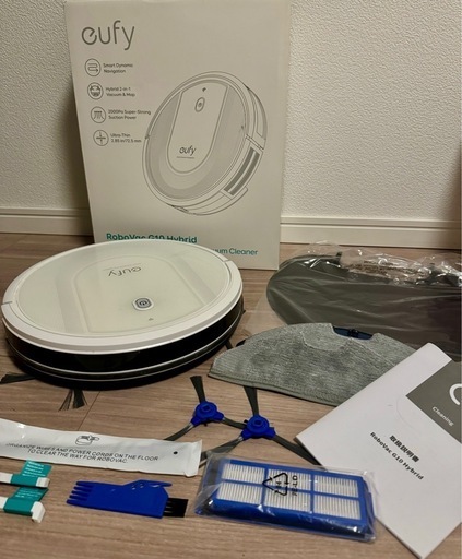 【8/17まで】水拭き機能付きロボット掃除機 Anker Eufy RoboVac G10 Hybrid
