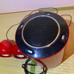 アズマ 2.1CHスピーカー システム レッド CJC-215D-Rの画像