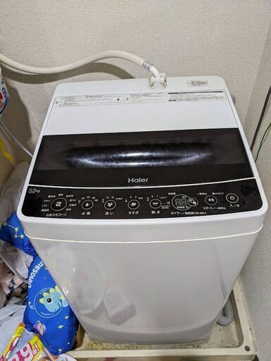 ハイアール 全自動洗濯機　［洗濯５．５ｋｇ］ ＪＷ−Ｃ５５Ｄ−Ｋ　ブラック （戸田公園駅周辺）