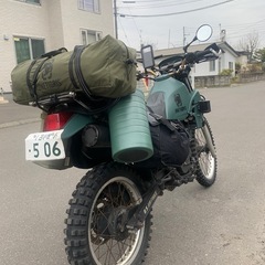 カワサキ　KLR250 実働　乗って帰れます カワサキKLR250 実働 試乗可 (純金) 苫小牧のカワサキの中古あげます