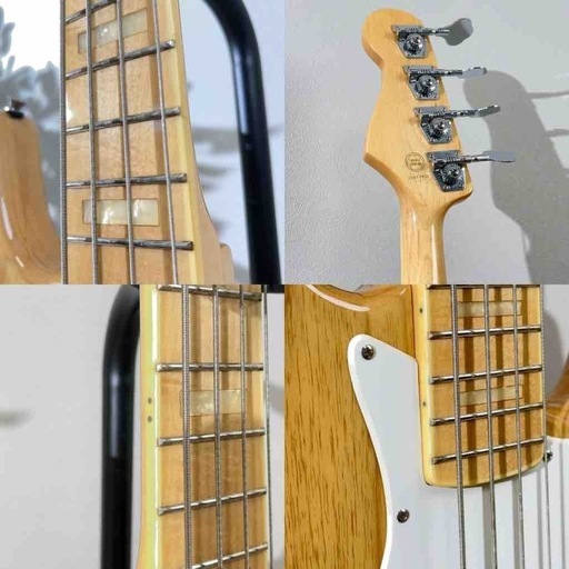 SX Guitars SJB75 NA ジャズベース スワンプアッシュ材
