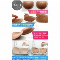 貼るパッド ヌーブラ 水着パッド2個セットの画像
