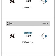 【観戦同行】日本ハム🆚千葉ロッテ 8月20.21.22日