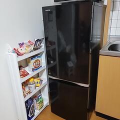 【お譲り先決まりました】冷蔵庫 TOSHIBA 2ドア ブラック 汚れあり