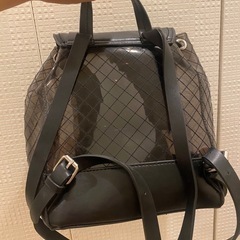 ZARA BASIC✨人気商品✨透けデザイン✨リュック✨の画像