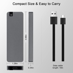 外付けハードディスク 16TB SSD 外付け 読込速度500MB/秒 超小型の画像