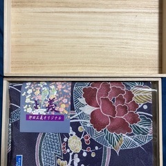 【新品木箱入り】押田正義　加賀友禅風呂敷