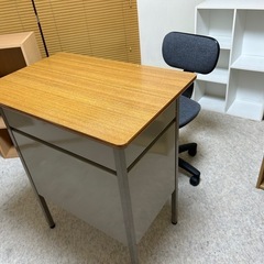 教卓と椅子セット　まだまだ使えます。