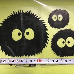 ②くろすけ風カーステッカー〈タの画像