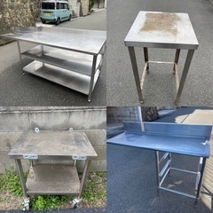 業務用ステンレス作業台☆多数ありますの画像