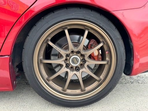 【商談中】RAYS VOLKRACING CE28N 18 8.5J 30 114.3 ランエボX　ダンロップDZ102（2年目）