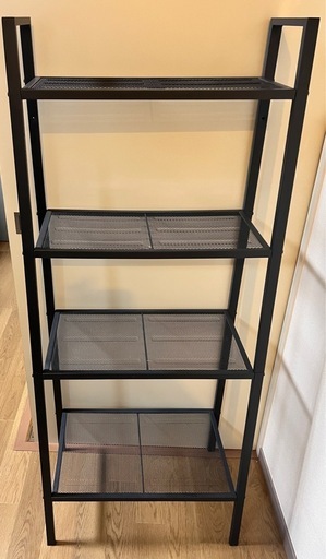 IKEA LERBERG レールベリ シェルフユニット, ダークグレー, 60x148 cm