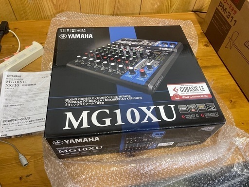 未使用！ヤマハ YAMAHA MGシリーズ MG10XU ミキシングコンソール ミキサー 高音質マイクプリアンプ 音響機器 ライブ