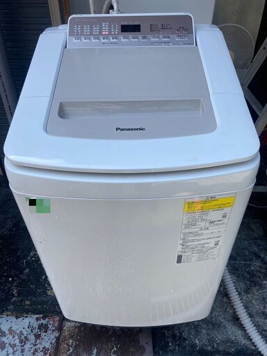 ☆中古￥17,800！Panasonic　8.0kg電気洗濯乾燥機　家電　NA-FD80H7型　2020年製　幅60㎝ｘ奥行65㎝ｘ高さ107㎝　【BH033】