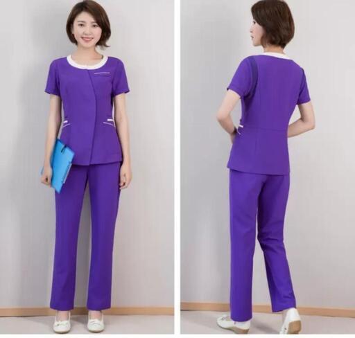 エステ制服上下セット新品速乾伸缩性
