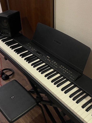 YAMAHAキーボードP80 スタンド スピーカー