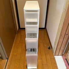 【中古　隙間収納プラボックス】の画像