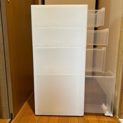 【中古　隙間収納プラボックス】の画像