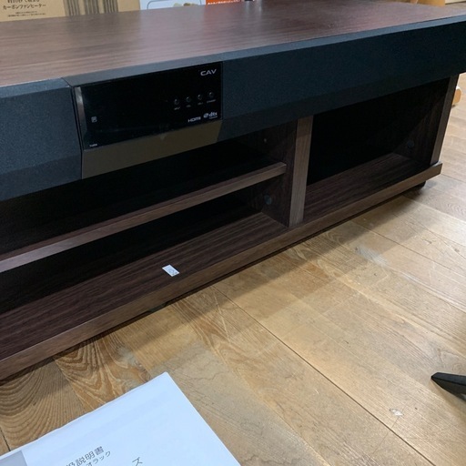 札幌引取り限定CAVジャパン 3.1chシアターラックTHRN-130HD テレビボード