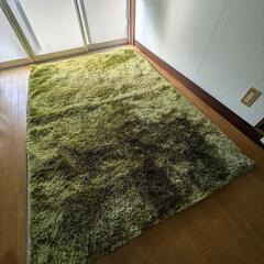 カーペット　130cm×190cm シャギーカーペット　芝生風　...