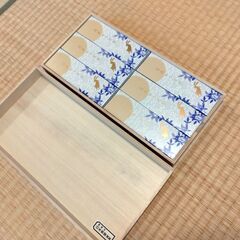 骨董 アンティーク 香合 蓋置 4点 ミニチュア 鍋島 織部 古備前