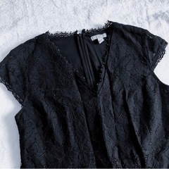 H&M レディース　レースワンピース　Mの画像