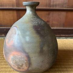【GO-89】蕪徳利 備前焼 五郎辺衛 陶器の画像