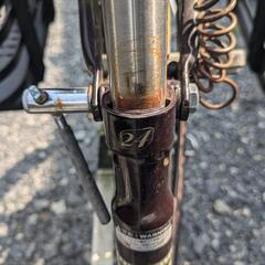 アサヒ 24インチ 自転車 ギア付きリアタイヤパンクの画像