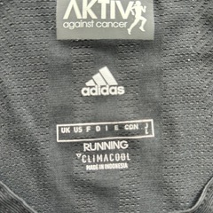 adidas ランニングウェアAKTIV against cancer CLIMACOOLサイズＬ 美品の画像