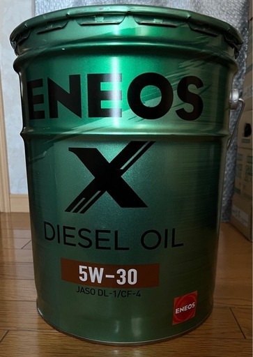 売れました！ENEOS エネオスX DIESEL OIL　５Wー３０エックスディーゼルオイル　20L/缶　DL-1  ディーゼルオイル