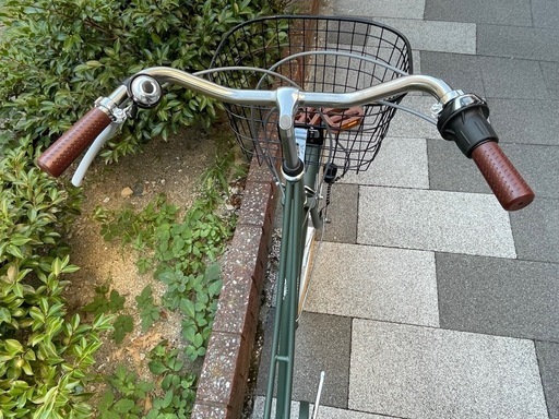?新車?　アサヒサイクル/べレッグ　　26インチ　152㎝～　SHIMANO/外装6段変速　LEDオートライト　ローラーブレーキ　カー