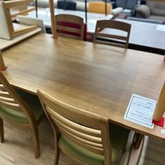 【ドリーム川西店御来店限定】ダイニングセット  ４人用／クリーニング済み 【2001257255600177】