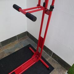 自転車縦置きスタンド（美品）の画像