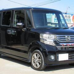 ホンダ　N-BOXカスタム【自社ローン対応可】社外ＨＤＤナビ・左側Ｐスラ・ＥＴＣ・スマートキー・ＨＩＤ・純正１４ＡＷの画像