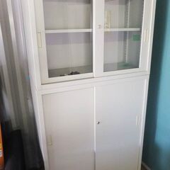 ◆KOKUYO/コクヨ◆スチールキャビネット　書棚　上下2段　キ...