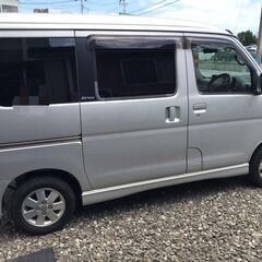 ご購入有難うございます！【車検代込☆支払総額15万9000円】平成19年　ダイハツ　アトレーワゴン　カスタムターボ　RS　ブラックエディション　２WD　シルバー　走行距離191,000㎞　　過走行車ですが、エンジン良好☆釣り具が積めるラックが付いてます☆の画像