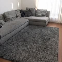 【美品　値下げ交渉?】ラグマット　グレー