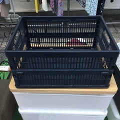 折りたたみコンテナ（黒）