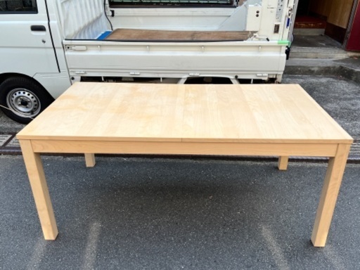 (ジS-34)8月限定SALE‼️ ￥9900(税込) IKEA 伸長式ダイニングテーブル BJURSTA ビュースタ
