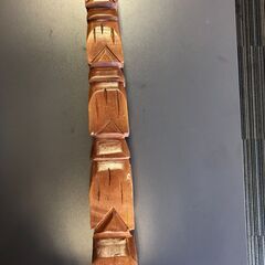 ☆0円あげます！　木彫りインテリア 　海外伝統工芸品　ハワイ　置物　中古(NF240809)Zi-1786の画像