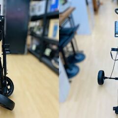 【レガストック川崎本店】ゴルフプッシュカート 折りたたみ タイヤ着脱 コンパクト ゴルフバッグ キャディバッグの画像